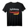 Angler T-Shirt mit Aal-Design in Deutschlandfarben – Lustiges Geschenk für Angler, die Aale fangen und gerne bei der Angeltour lachen
