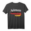 Angler T-Shirt mit Aal-Design in Deutschlandfarben – Lustiges Geschenk für Angler, die Aale fangen und gerne bei der Angeltour lachen