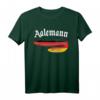 Angler T-Shirt mit Aal-Design in Deutschlandfarben – Lustiges Geschenk für Angler, die Aale fangen und gerne bei der Angeltour lachen