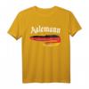 Angler T-Shirt mit Aal-Design in Deutschlandfarben – Lustiges Geschenk für Angler, die Aale fangen und gerne bei der Angeltour lachen