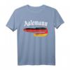 Angler T-Shirt mit Aal-Design in Deutschlandfarben – Lustiges Geschenk für Angler, die Aale fangen und gerne bei der Angeltour lachen