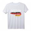 Angler T-Shirt mit Aal-Design in Deutschlandfarben – Lustiges Geschenk für Angler, die Aale fangen und gerne bei der Angeltour lachen