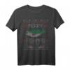Merry Fishmas Fisch Angeln Angler Ugly Christmas Sweater T-Shirt – Lustiges Weihnachtsgeschenk für Fischer, Papa, Opa & Anglerfans