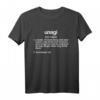 Unagi Definition Funny Noun Sushi Aal Spirituelles Yoga Om T-Shirt – Lustiges Geschenk für Sushi- und Yoga-Liebhaber