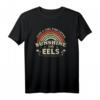 Aal T-Shirt für Mädchen und Frauen – Retro-Design mit Sunshine, Regenbögen und Aalen, perfektes Geschenk für Vintage- und Naturfans