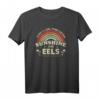 Aal T-Shirt für Mädchen und Frauen – Retro-Design mit Sunshine, Regenbögen und Aalen, perfektes Geschenk für Vintage- und Naturfans