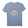 Aal T-Shirt für Mädchen und Frauen – Retro-Design mit Sunshine, Regenbögen und Aalen, perfektes Geschenk für Vintage- und Naturfans