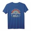 Aal T-Shirt für Mädchen und Frauen – Retro-Design mit Sunshine, Regenbögen und Aalen, perfektes Geschenk für Vintage- und Naturfans