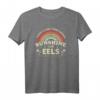 Aal T-Shirt für Mädchen und Frauen – Retro-Design mit Sunshine, Regenbögen und Aalen, perfektes Geschenk für Vintage- und Naturfans