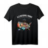 National Parks der USA Shirt für Wandern & Camping – Outdoor T-Shirt mit Karte der US-Nationalparks für Natur- und Abenteuerliebhaber