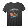 National Parks der USA Shirt für Wandern & Camping – Outdoor T-Shirt mit Karte der US-Nationalparks für Natur- und Abenteuerliebhaber