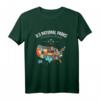 National Parks der USA Shirt für Wandern & Camping – Outdoor T-Shirt mit Karte der US-Nationalparks für Natur- und Abenteuerliebhaber