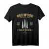Redwood National Park T-Shirt - Vintage Redwood Forest Shirt für Natur- und Abenteuerliebhaber in Kalifornien