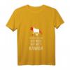 Damen Ich Muss Gar Nix Ich Muss Nur Nach Kanada T-Shirt mit V-Ausschnitt – Perfektes Geschenk für Kanada-Fans & Reiseliebhaber mit Elchmotiv