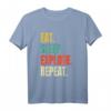 Eat Sleep Explore Repeat Weltreise Wandern Camp Abenteuer T-Shirt - Retro Vintage Outdoorkleidung für Abenteurer