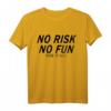 No risk no fun T-Shirt - Abenteuer, Mut, Tapferkeit & Spiritus, Klassisch geschnitten, perfekt für Abenteurer und Mutige