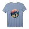 Camping T-Shirt Zelt Berge Vintage – Lustiges Geschenk für Wanderer, Camper & Bergsteiger, Perfekt für Natur- und Outdoor-Fans
