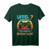 Kinder Gamer Geburtstag T-Shirt für 7 Jahre Jungen - Controller Motiv, ideales Geschenk zum Geburtstag & LAN-Party