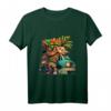 Luao`s Abenteuer T-Shirt für Kinder - Buntes Hawaii-Design mit Bus, Tiki und Urwaldmotiven