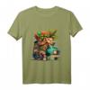 Luao`s Abenteuer T-Shirt für Kinder - Buntes Hawaii-Design mit Bus, Tiki und Urwaldmotiven