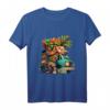 Luao`s Abenteuer T-Shirt für Kinder - Buntes Hawaii-Design mit Bus, Tiki und Urwaldmotiven