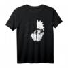 HapKoala Shippuden Sasuke Split Face T-Shirt – Offiziell lizenziertes Naruto Merchandise für Anime Fans