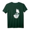 HapKoala Shippuden Sasuke Split Face T-Shirt – Offiziell lizenziertes Naruto Merchandise für Anime Fans