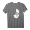HapKoala Shippuden Sasuke Split Face T-Shirt – Offiziell lizenziertes Naruto Merchandise für Anime Fans