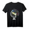 Reisen Ist Leben Weltreise Weltenbummler Globus T-Shirt – Perfektes Geschenk für Abenteurer, Urlauber & Strandliebhaber zu Weihnachten oder Geburtstag