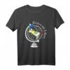 Reisen Ist Leben Weltreise Weltenbummler Globus T-Shirt – Perfektes Geschenk für Abenteurer, Urlauber & Strandliebhaber zu Weihnachten oder Geburtstag