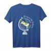 Reisen Ist Leben Weltreise Weltenbummler Globus T-Shirt – Perfektes Geschenk für Abenteurer, Urlauber & Strandliebhaber zu Weihnachten oder Geburtstag