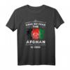 Afghanistan Flag T-Shirt - Have No Fear Afghan Is Here, Patriotisches Shirt mit Flagge für Afghanen, Veteranen und Reiseliebhaber