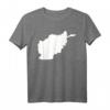 Afghanistan Karte T-Shirt für Soldaten & Militär – Klassisch geschnitten, doppelt genähter Saum, ideal für Einsatz und Support