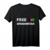 Afghanistan Flagge T-Shirt für Afghanen - Klassisch geschnitten, designfrei und patriotisch