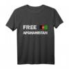 Afghanistan Flagge T-Shirt für Afghanen - Klassisch geschnitten, designfrei und patriotisch