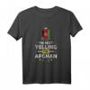 I'm Not Yelling, I'm Afghan - Afghanistan Flagge T-Shirt mit Retro Vintage Effekt, Perfekt als patriotisches Geschenk