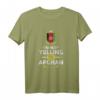 I'm Not Yelling, I'm Afghan - Afghanistan Flagge T-Shirt mit Retro Vintage Effekt, Perfekt als patriotisches Geschenk