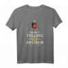 I'm Not Yelling, I'm Afghan - Afghanistan Flagge T-Shirt mit Retro Vintage Effekt, Perfekt als patriotisches Geschenk