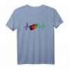 Afghanische Flagge Herzschlag EKG Design T-Shirt - Patriotisches Geschenk für Afghanistan-Fans und Freunde