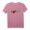 Afghanische Flagge Herzschlag EKG Design T-Shirt - Patriotisches Geschenk für Afghanistan-Fans und Freunde