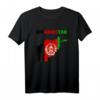 Afghanische Flagge im Inneren der Karte von Afghanistan T-Shirt – Perfektes Geschenk für Bruder, Schwester, Geburtstage & Feiertage für Damen, Herren & Kinder