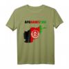 Afghanische Flagge im Inneren der Karte von Afghanistan T-Shirt – Perfektes Geschenk für Bruder, Schwester, Geburtstage & Feiertage für Damen, Herren & Kinder