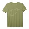 Afghanistan Karte T-Shirt für Reisende und Nahost-Region Fans – Klassisch geschnitten, doppelt genähter Saum