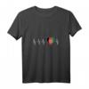 Damen Afghanischer Herzschlag T-Shirt mit Herz und Flagge - Patriotisches Geschenk für Afghanistan-Liebhaberinnen