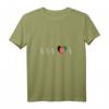 Damen Afghanischer Herzschlag T-Shirt mit Herz und Flagge - Patriotisches Geschenk für Afghanistan-Liebhaberinnen