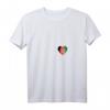 Damen Afghanischer Herzschlag T-Shirt mit Herz und Flagge - Patriotisches Geschenk für Afghanistan-Liebhaberinnen