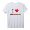 I Love Afghanistan T-Shirt - Patriotisches Kleidungsstück für Afghanisten-Liebhaber und Unterstützer