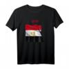 Gewellte ägyptische Flagge im Inneren der Karte von Ägypten T-Shirt – Perfektes Geschenk für Brüder, Schwestern & Ägypten-Liebhaber