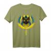 Bastet Göttin T-Shirt mit schwarzen Katzen - Ägyptische Mythologie & Katzenliebhaber Geschenk