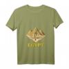 Damen T-Shirt mit ägyptischen Pyramiden, Pharao Tutankhamun und Mythologie - V-Ausschnitt, stylisch & kulturell inspiriert